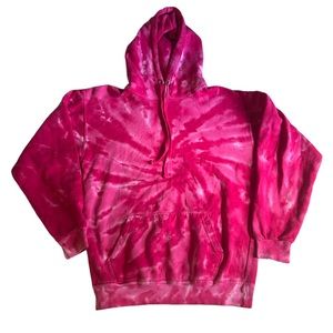 Pink Classic Tie-dye Hoodie - WOMENS MEDIUM